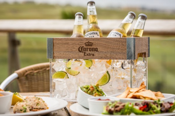 Dog friendly bar and terrace at Carnmarth Hotel in Newquay, Cornwall