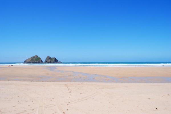 Holywell Bay Beach in Cornwall