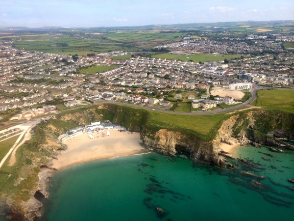 Lusty Glaze, a dog friendly beach in Cornwall