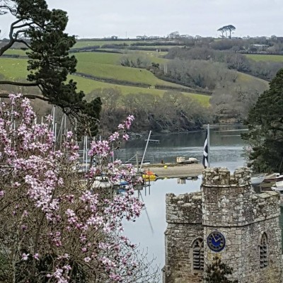 St Just in Roseland Church views