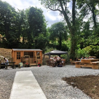 Miss V's Cornish Cream Tea Hut in St Just in Rosalind