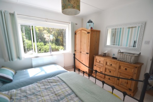 Sandylands bedroom, a dog friendly cottage in Cornwall