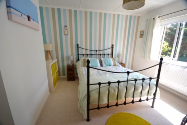 Sandylands bedroom, a dog friendly cottage in Cornwall