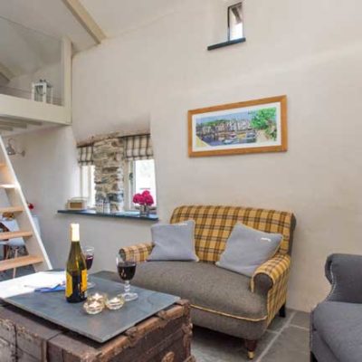 Little Waddons living room - Boutique Retreats, Devon