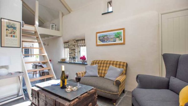 Little Waddons living room - Boutique Retreats, Devon