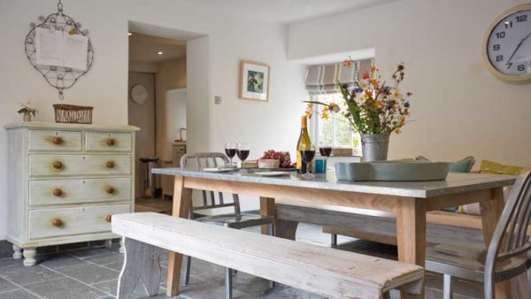 St Nectan dining room - Boutique Retreats in Devon