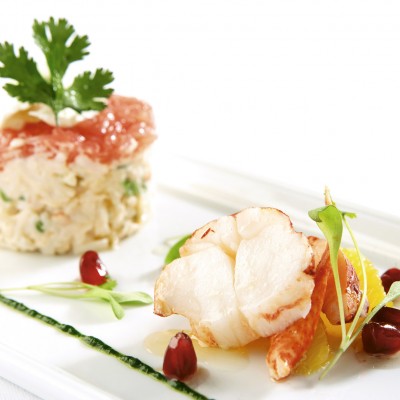 Fine dining at Summer Lodge Hotel in Dorset