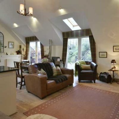 The Quantock Hide living room