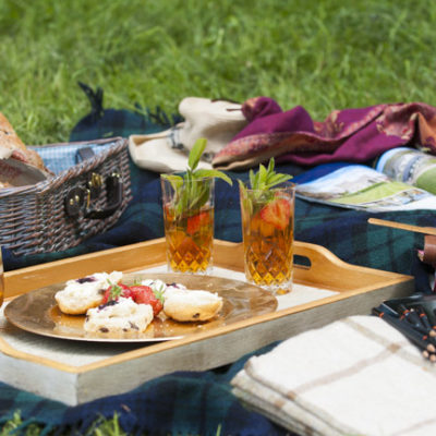 The Quantock Hide al fresco dining