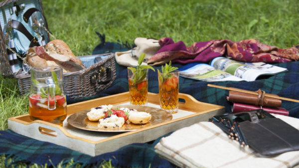 The Quantock Hide al fresco dining