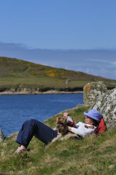 Dog friendly Bryher in the Isles of Scilly