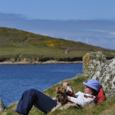 Dog friendly Bryher in the Isles of Scilly