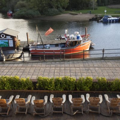 Beautiful views of the River Stour from Captain's Club Hotel