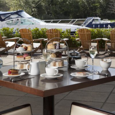 Afternoon tea at Captain's Club Hotel in Dorset