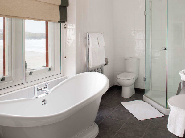 Bathroom at The headland Hotel