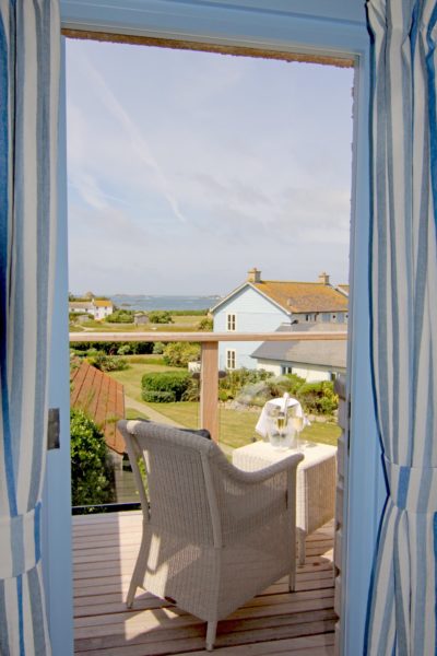 Bedroom at Hell Bay Hotel on Bryher in the Isles of Scilly