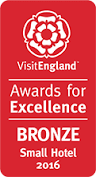 Visit England Awards for Excellence - Small Hotel 2016