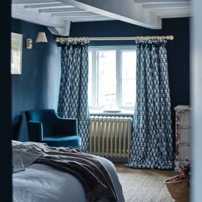 Bedroom at The Bull Inn in the Cotswolds