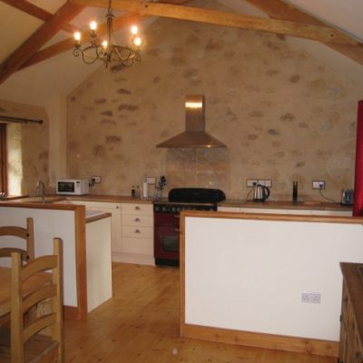 Kitchen at Bed & Basket in Cornwall