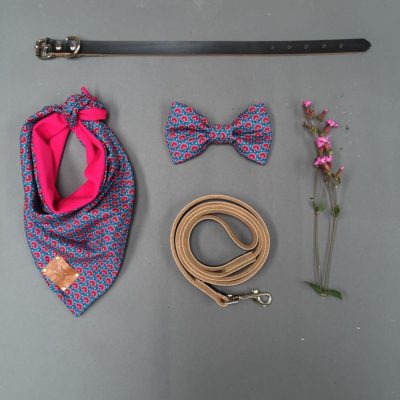 Luxury dog neckerchief - new collection from The Distinguished Dog Company