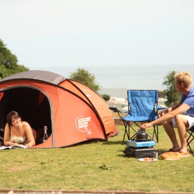 Camping at Ladram Bay Holiday Park