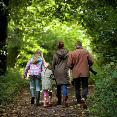 Greenwood Grange - family walking in nearby countryside