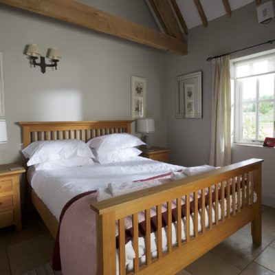 Bedrrom in one of the cottages at Greenwood Grange